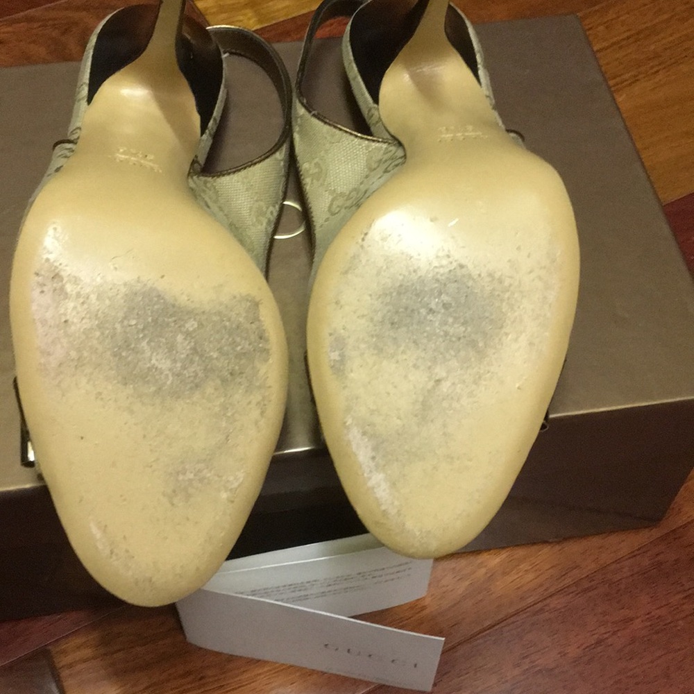 Authentic used Gucci shoes. - Picture 5 of 9